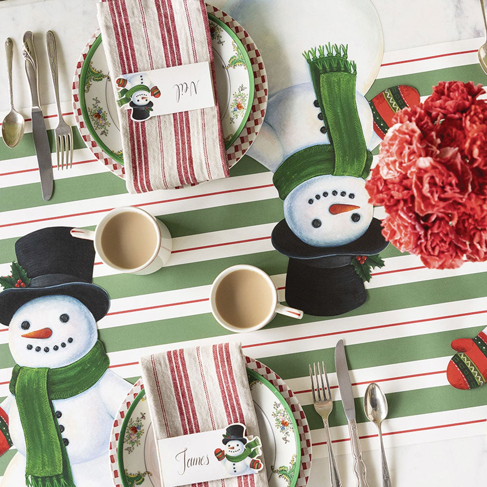 Holiday Paper Decorations - Snowman