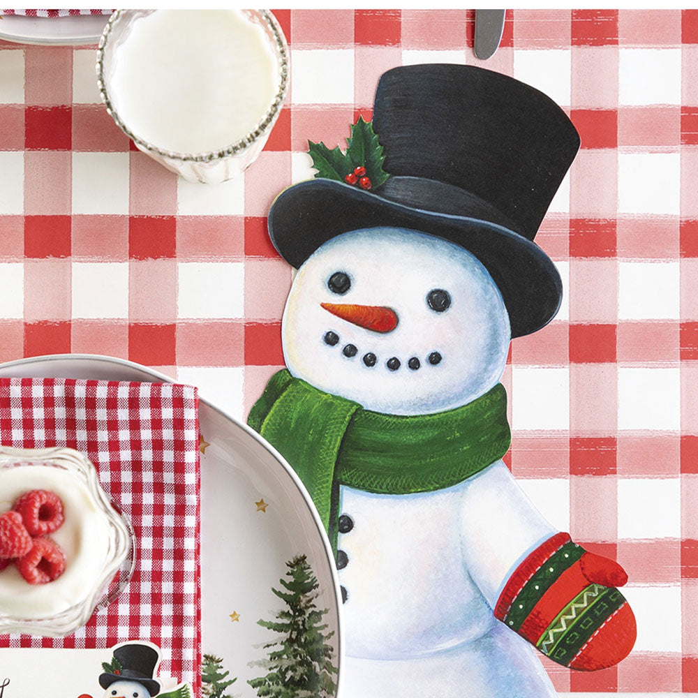 Holiday Paper Decorations - Snowman