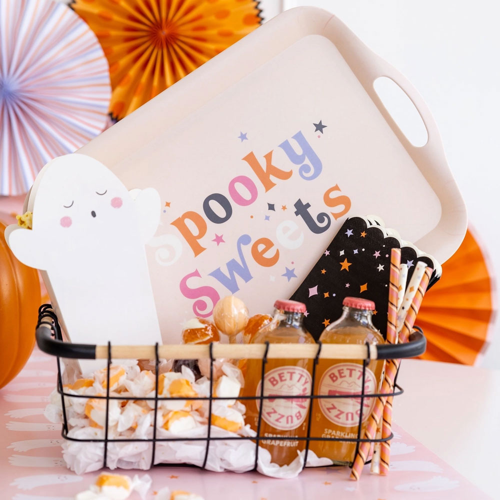 Spooky Sweets Bamboo Tray