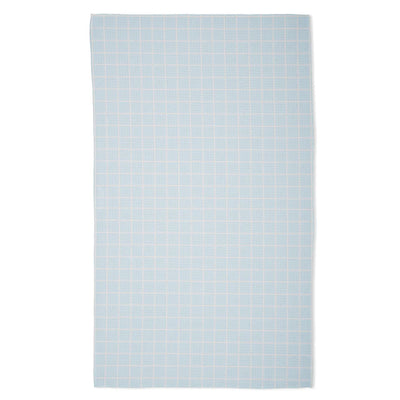Summer Grid Blue Kitchen Tea Towel