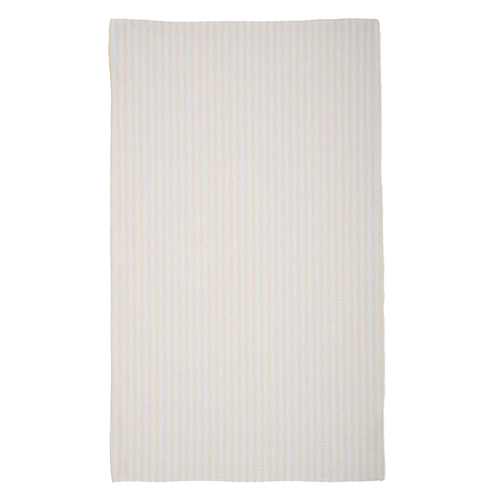 Summer Stripe Cream Kitchen Tea Towel