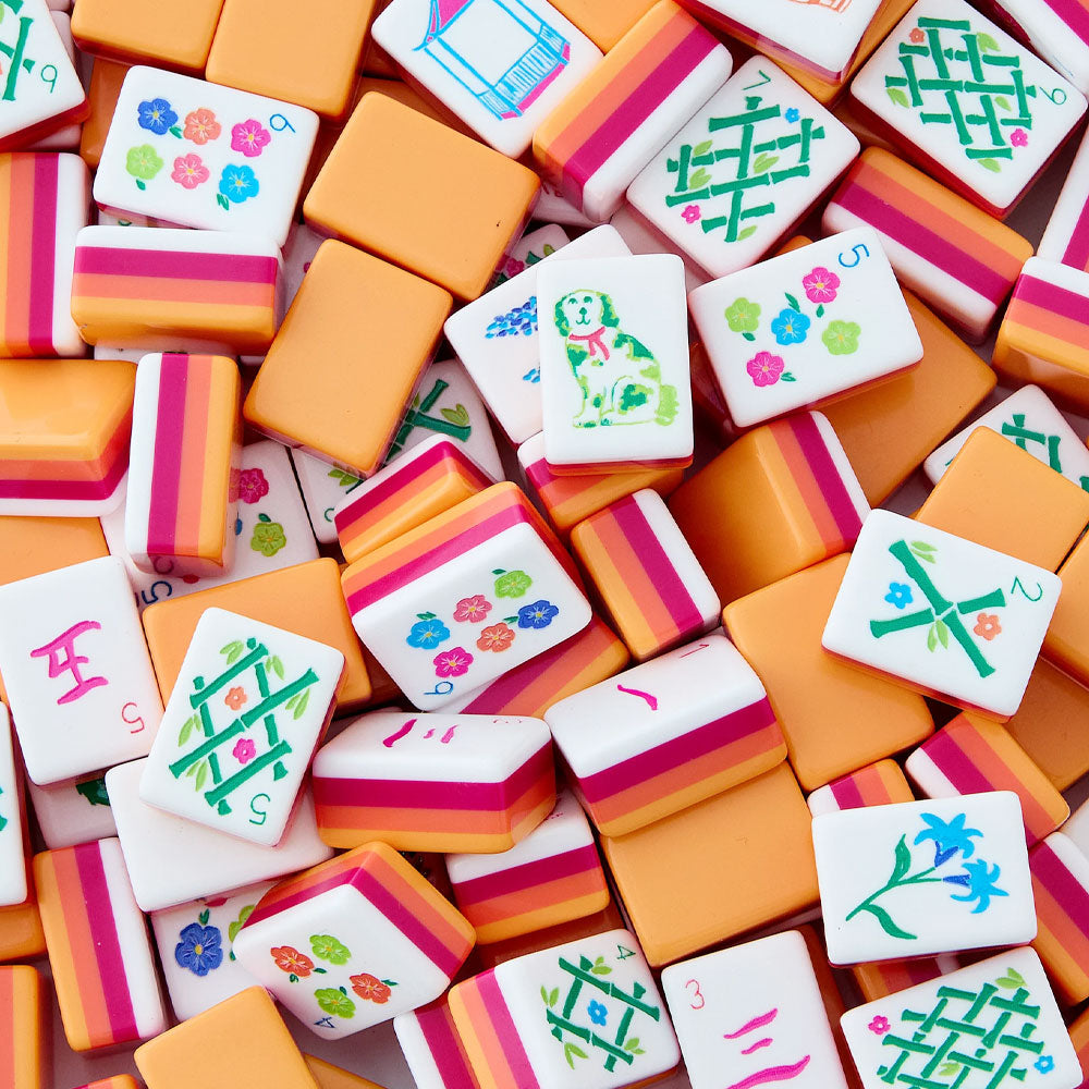 Sunset Mahjong Tiles