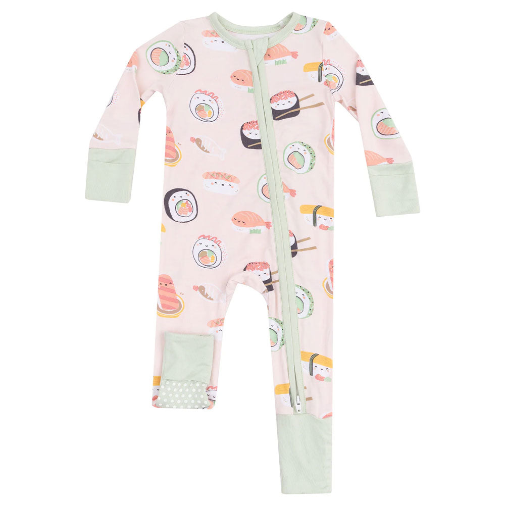 Sushi Pink Zipper Romper