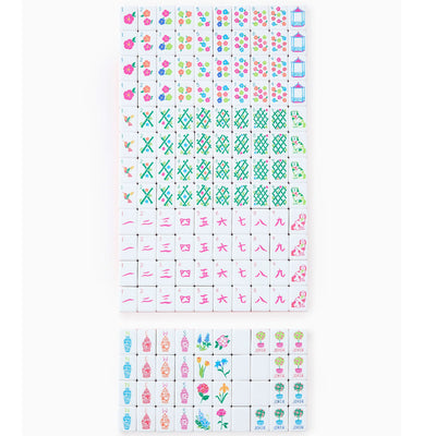 Sunset Mahjong Tiles