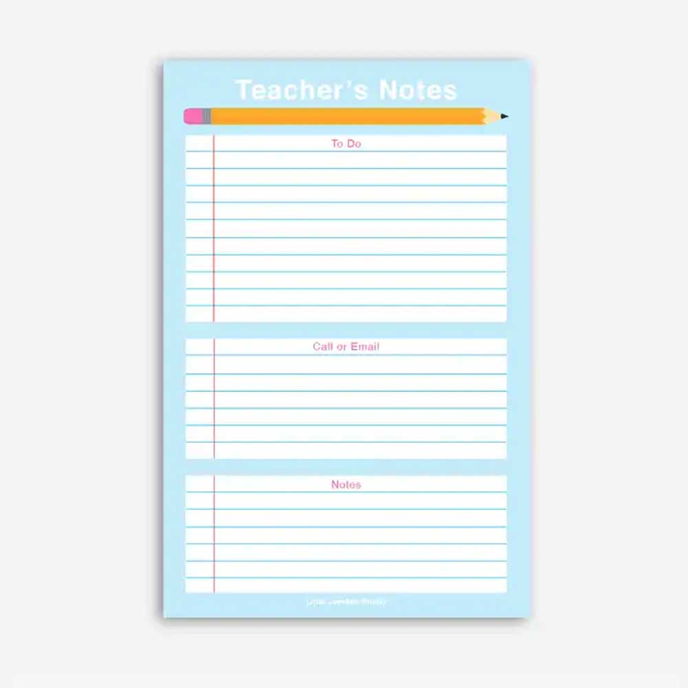 Teacher’s Notes Notepad