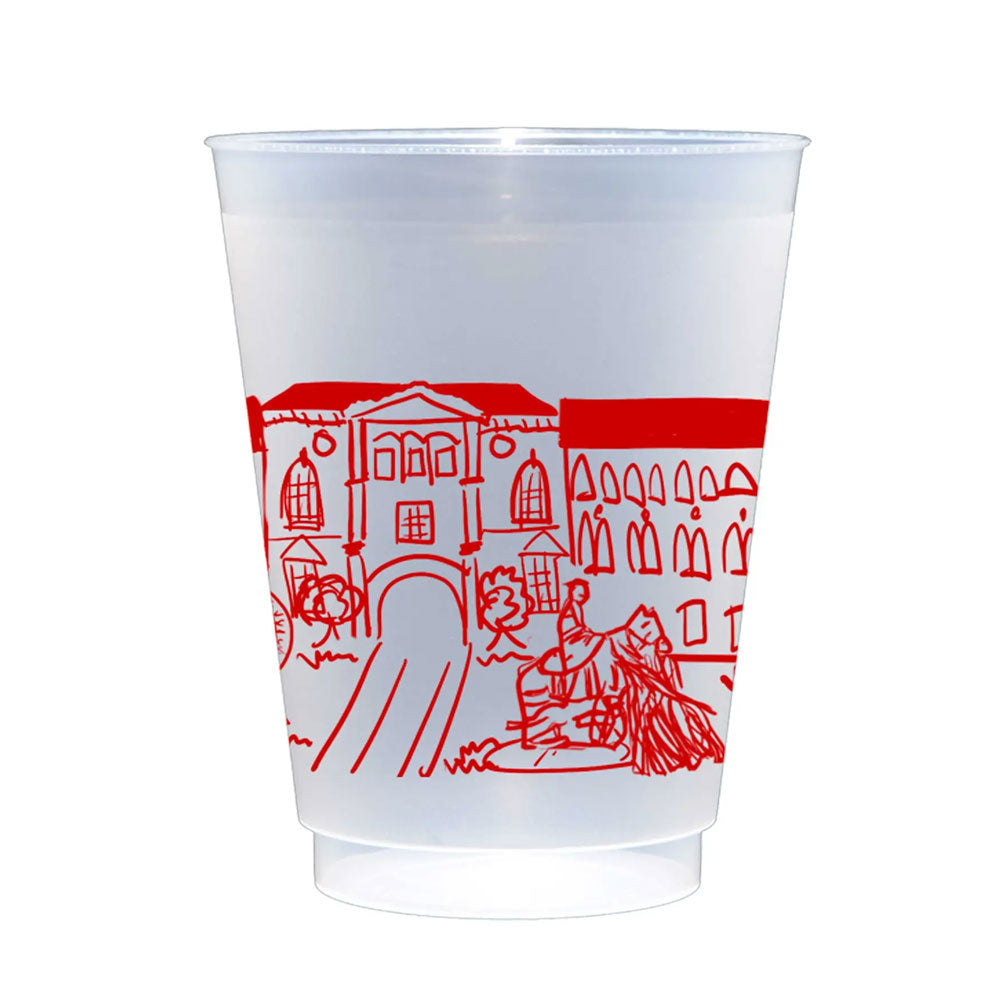 Texas Tech Campus Skyline Shatterproof Cups