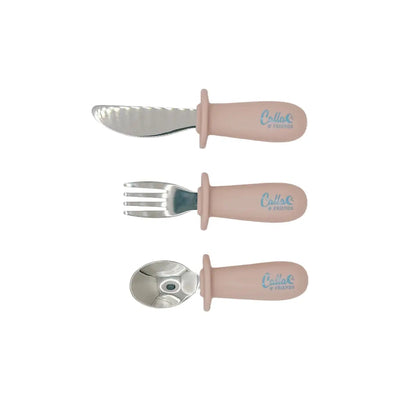 Silicone & Stainless Steel Toddler Utensil Sets
