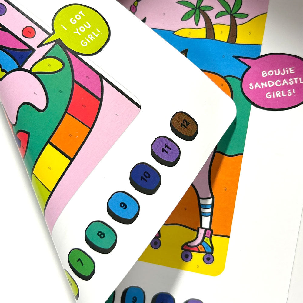 Colortopia Color By Number Paint Marker Kit