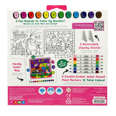 Colortopia Color By Number Paint Marker Kit