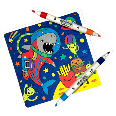 Colortopia Color By Number Paint Marker Kit