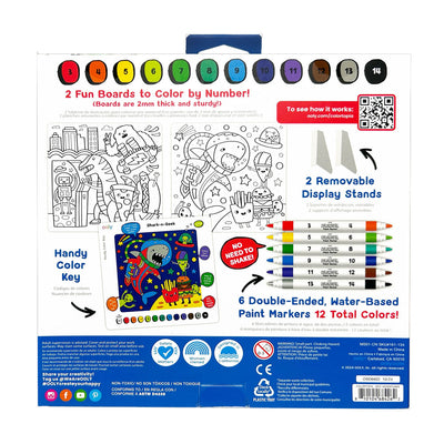 Colortopia Color By Number Paint Marker Kit