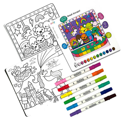 Colortopia Color By Number Paint Marker Kit
