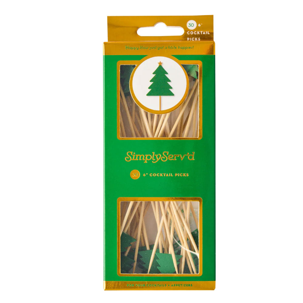 Christmas Tree Large Cocktail Pick