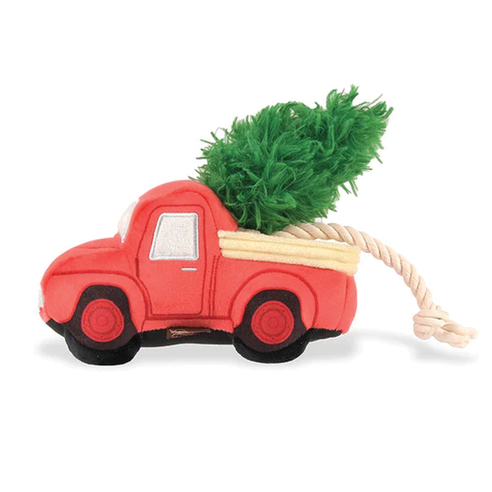 Holiday Red Truck Dog Toy