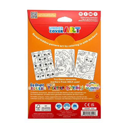 Undercover Art  Hidden Patterns Coloring Activity