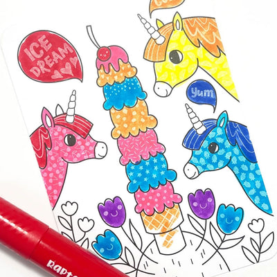 Undercover Art  Hidden Patterns Coloring Activity
