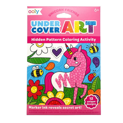 Undercover Art  Hidden Patterns Coloring Activity