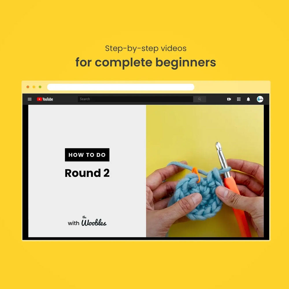 The Woobles Beginner Crochet Kits