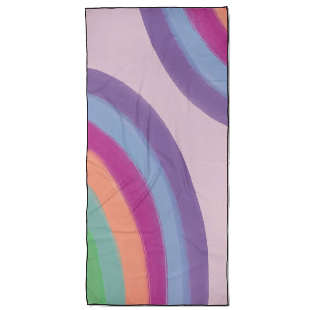 Violet Rainbow Beach Towel