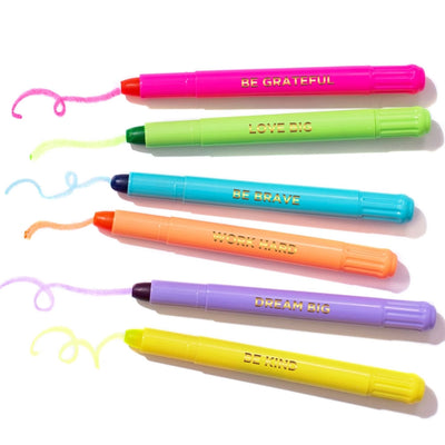 Wax Highlighters (set of 6)