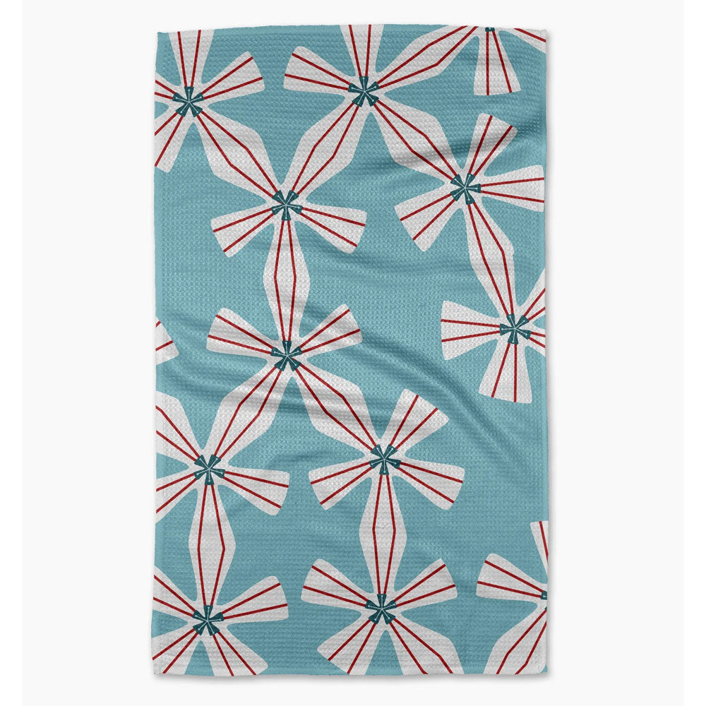 Winter Snowflake Kitchen Tea Towel