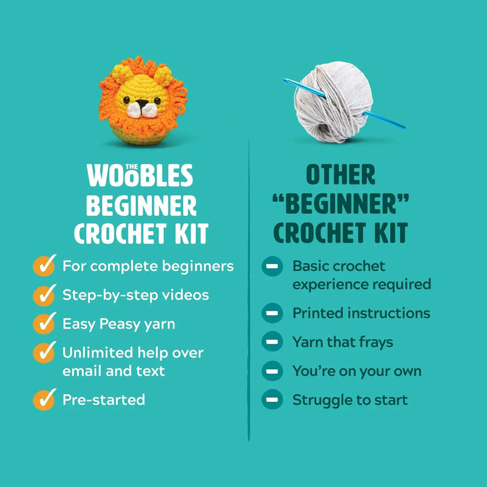 The Woobles Beginner Crochet Kits