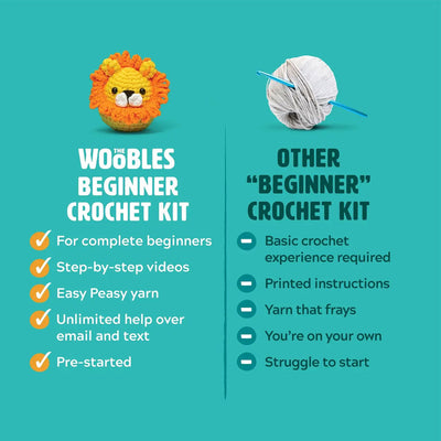 The Woobles Beginner Crochet Kits