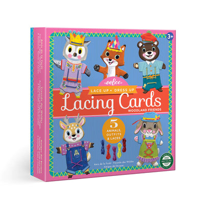 Woodland Friends Dress Up Lacing Card