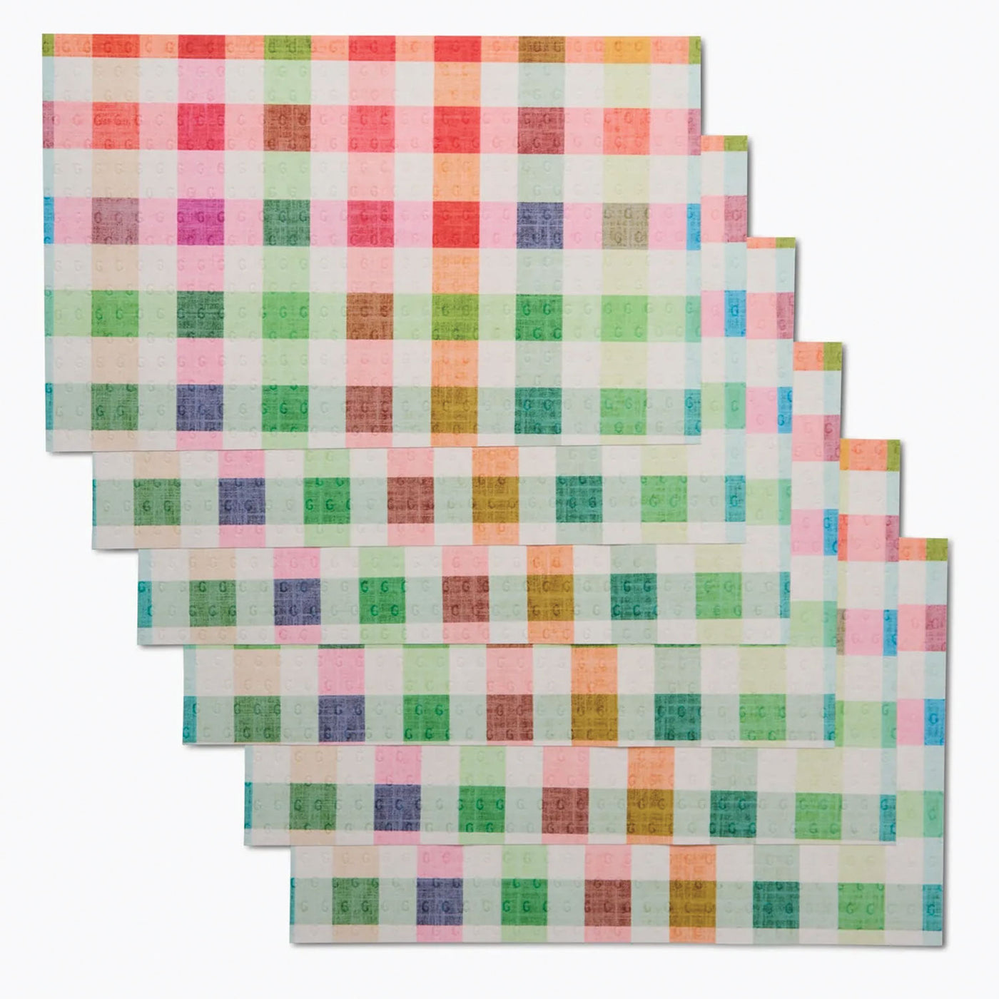 Woven Spring Plaid Not Paper Towels