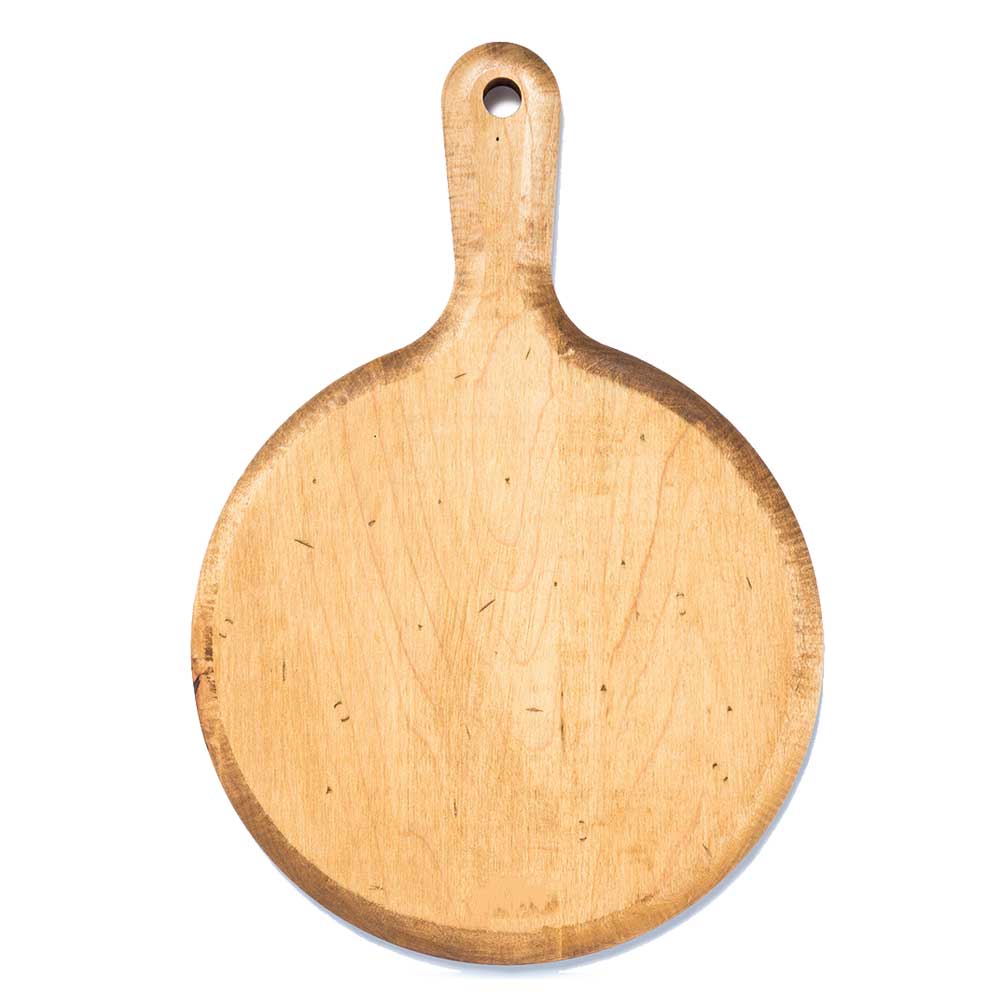 14.5" Maple Round Handled Board - Barque Gifts