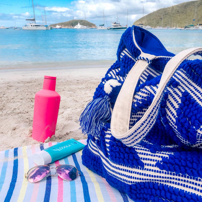 Tribal Pattern Beach Tote - Barque Gifts