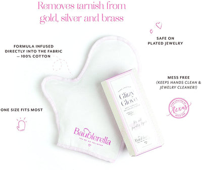 Glitzy Glove Jewelry Polishing Cloth - Barque Gifts