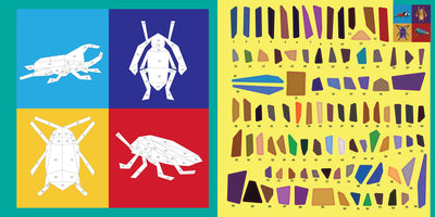Paint by Sticker: Beautiful Bugs