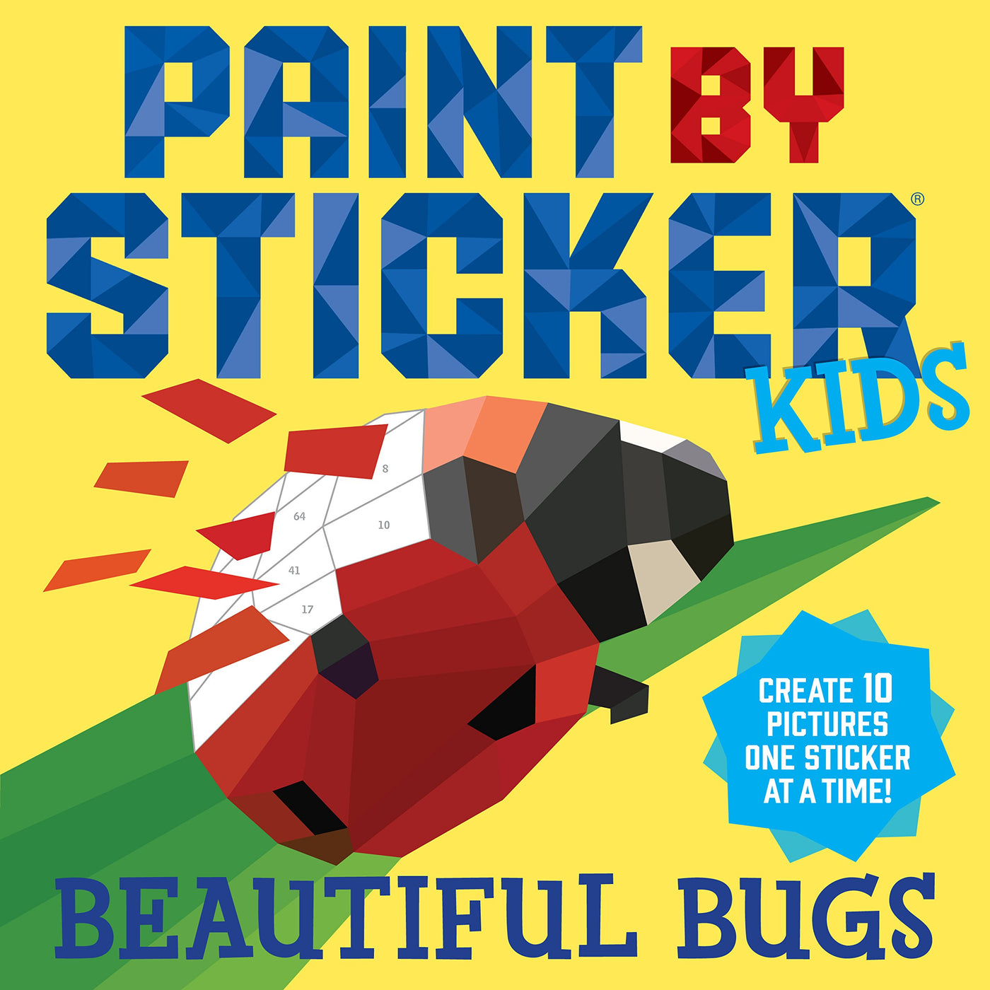 Paint by Sticker: Beautiful Bugs