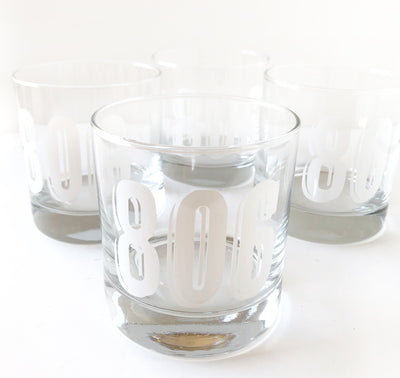 806 Rocks Glasses (Set of 4) - Barque Gifts