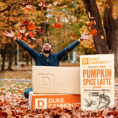 duke cannon big ass pumpkin spice latte soap on barquegifts.com