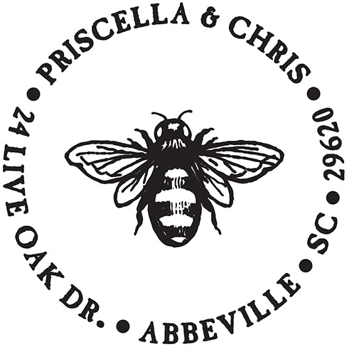 Bee Self-Inking Stamp – Barque Gifts
