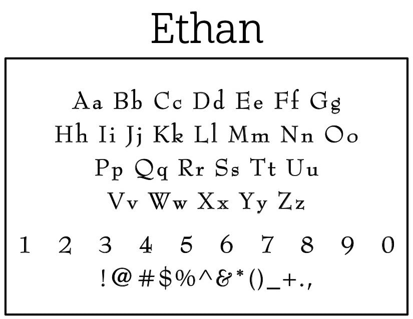Ethan Self-Inking Stamp - Barque Gifts