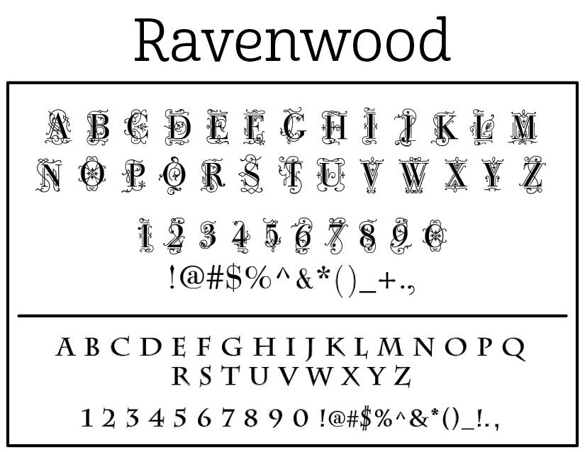Ravenwood Self-Inking Stamp - Barque Gifts