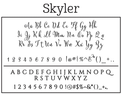 Skyler Self-Inking Stamp - Barque Gifts