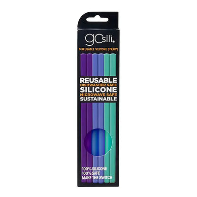 gosili standard straws violet/cobalt/sea on barquegifts.com