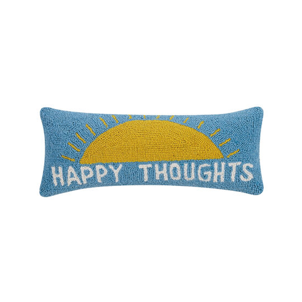 happy thoughts pillow on barquegifts.com