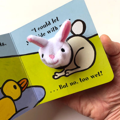 Little Bunny Finger Puppet Book - Barque Gifts