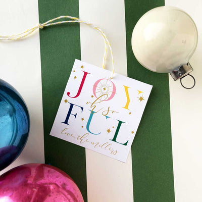oh so joyful gift tags on barquegifts.com