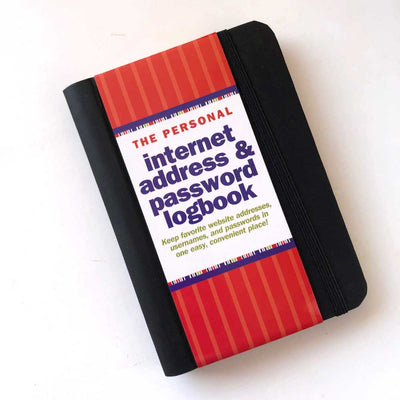 Personal Internet, Address and Password Logbook - Barque Gifts