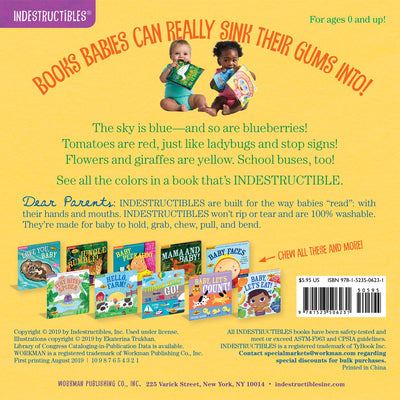 Indestructibles: Baby, See The Colors book at barquegifts.com