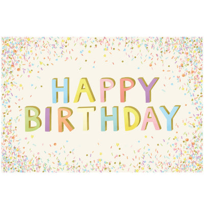 Birthday Paper Table Decor