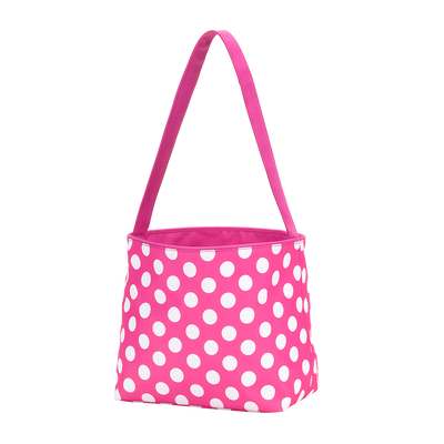 Hot Pink Dot Easter Basket - Barque Gifts