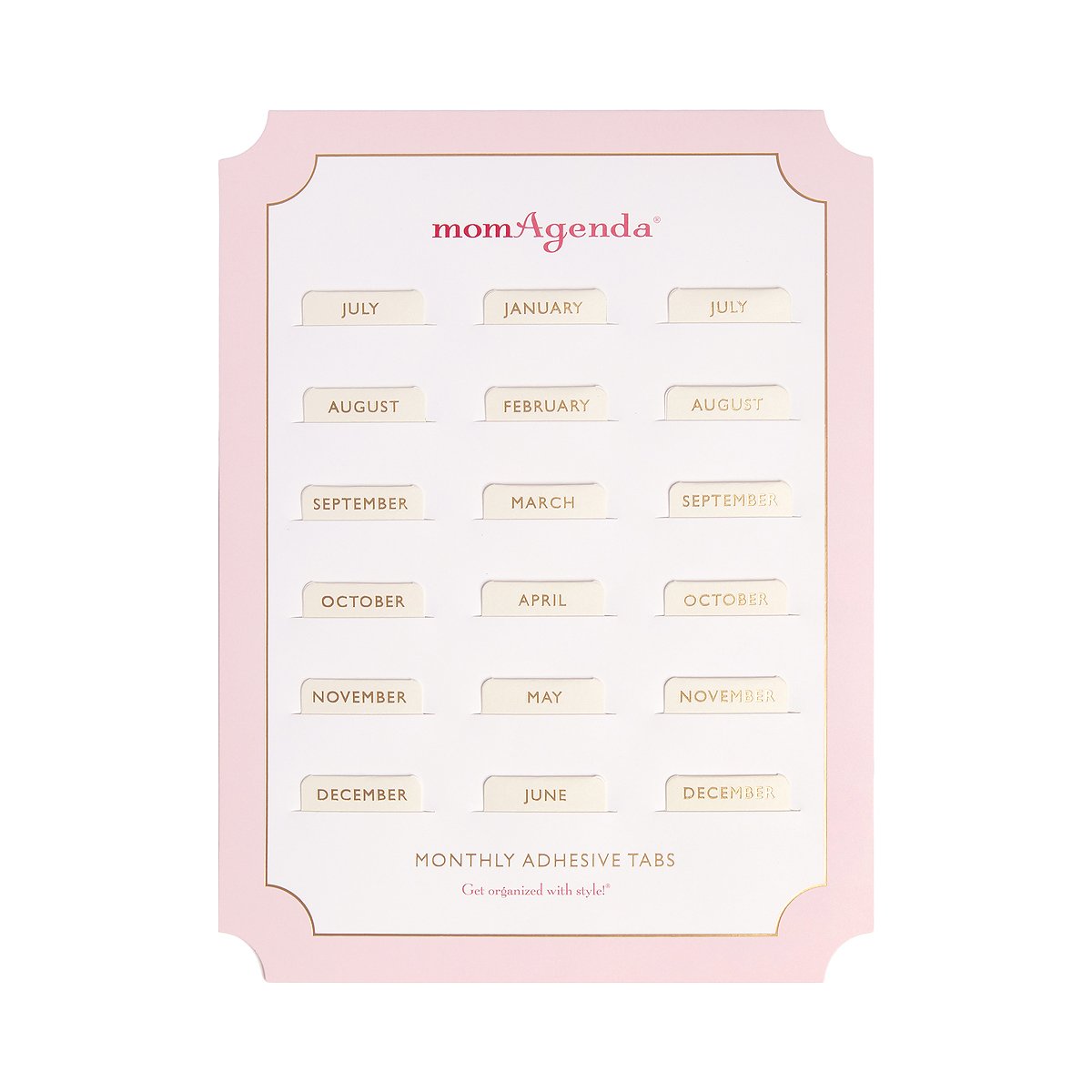 Adhesive Agenda Tabs