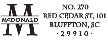 McDonald Self-Inking Stamp - Barque Gifts